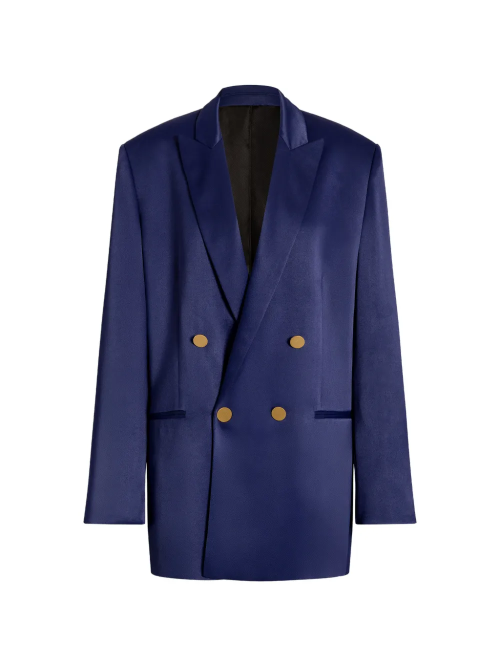 Alberta Ferretti Blazer doppiopetto - Blu