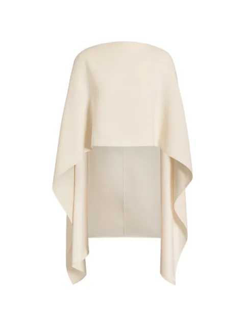 Alberta Ferretti draped cape