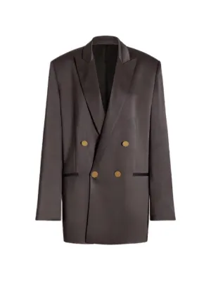 Alaïa double-breasted long-sleeve Jacket | Green | FARFETCH