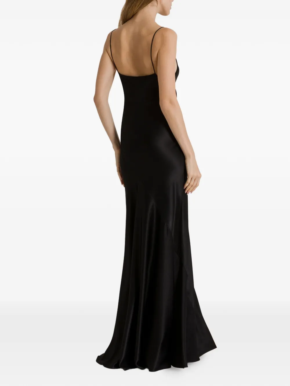 Alberta Ferretti Jurk met V-hals Zwart