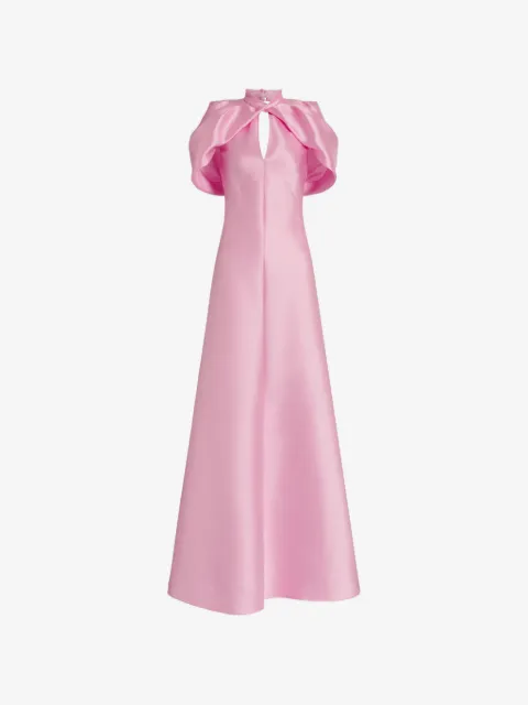 Alberta Ferretti ツイストディテール マキシドレス