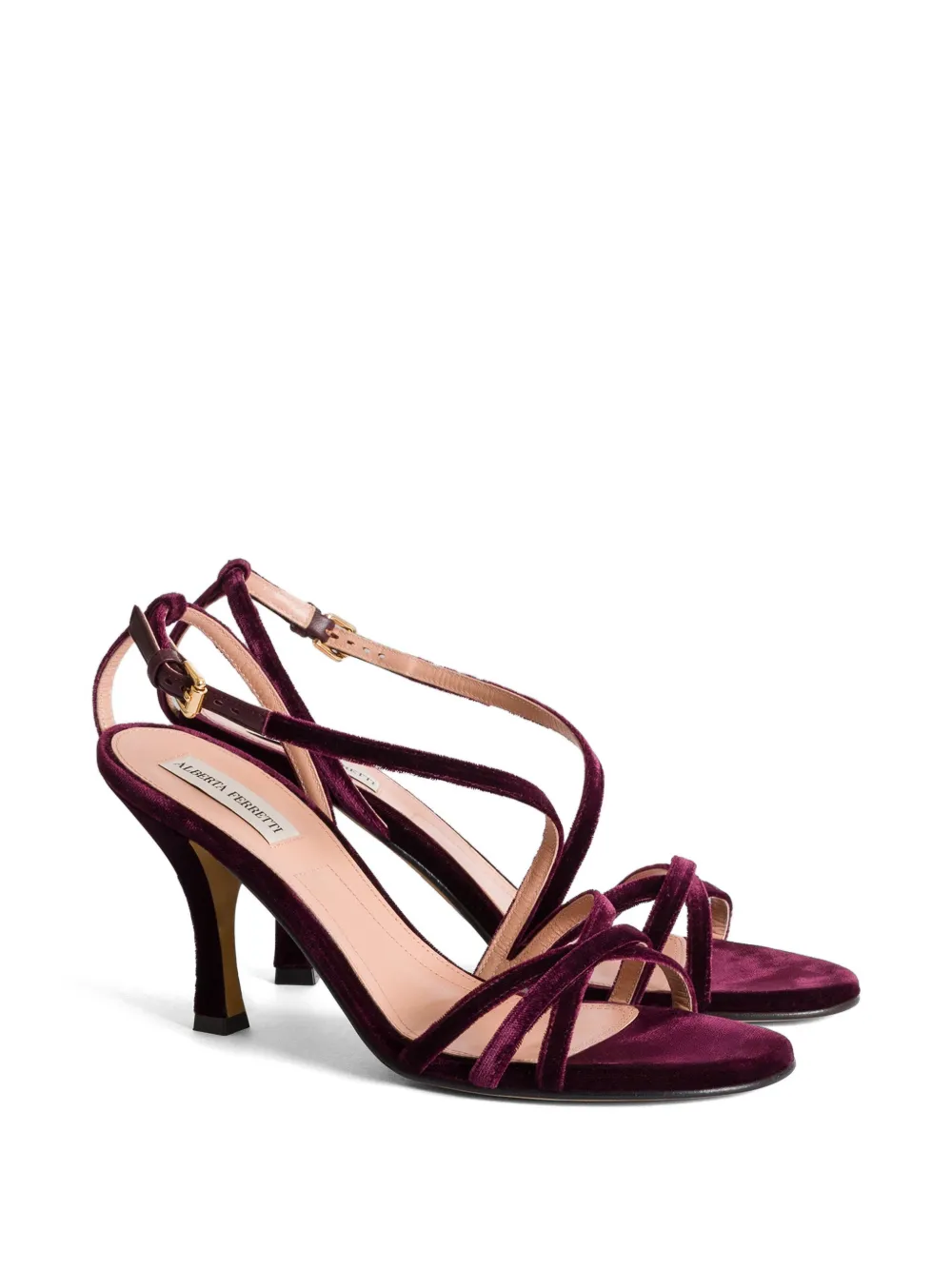 Alberta Ferretti Sandali con cinturini - Viola