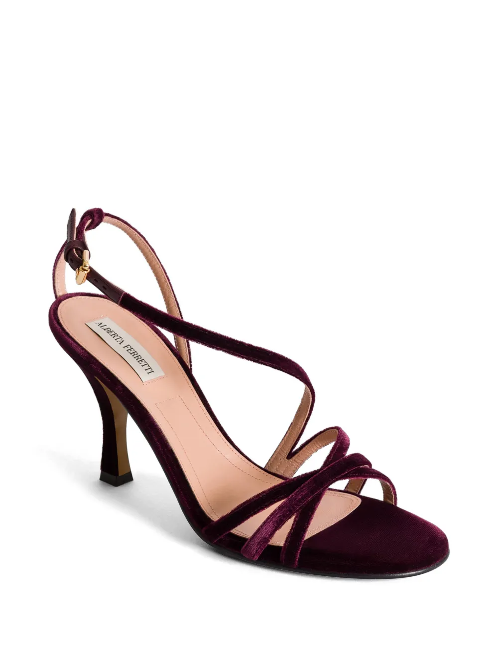 Alberta Ferretti Sandalen met bandjes Paars