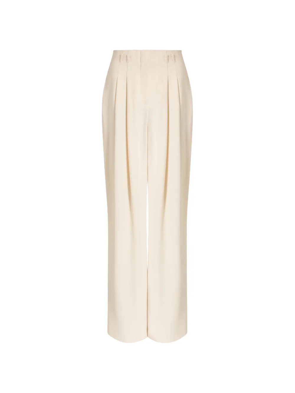 Alberta Ferretti pleated trousers - White