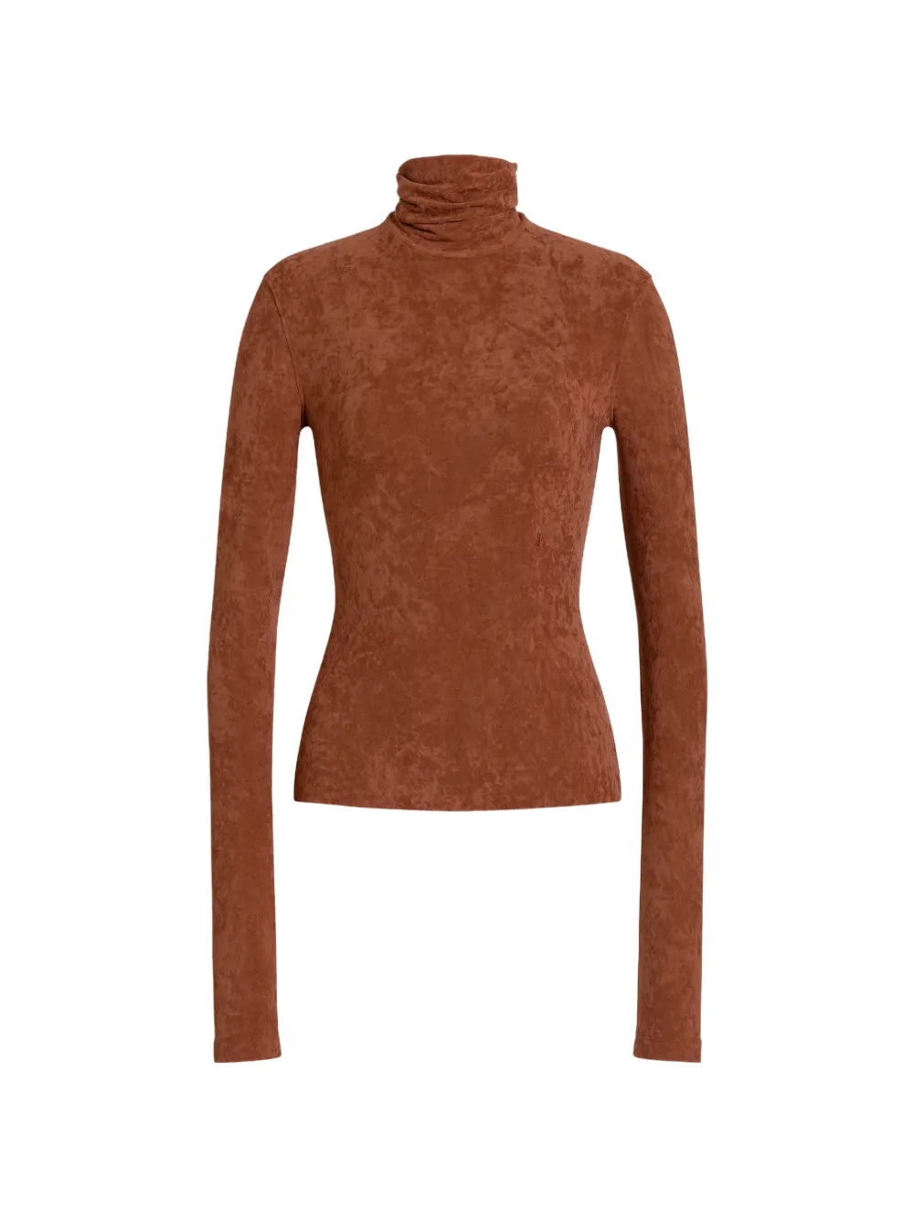 Alberta Ferretti Top a collo alto - Marrone