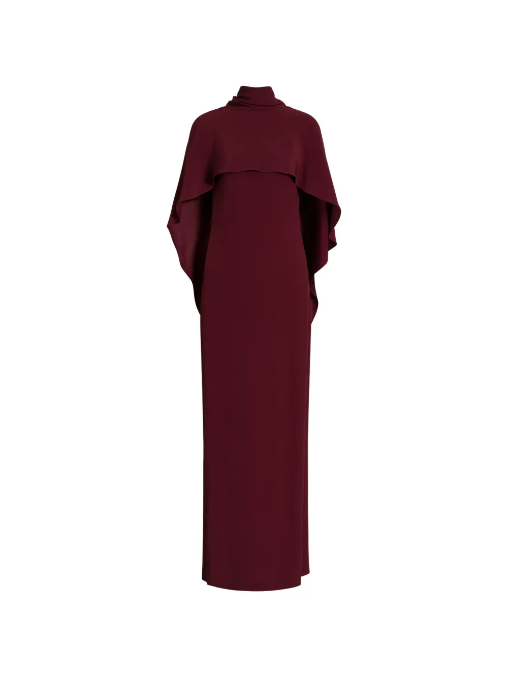 Alberta Ferretti high-neck maxi dress - Red