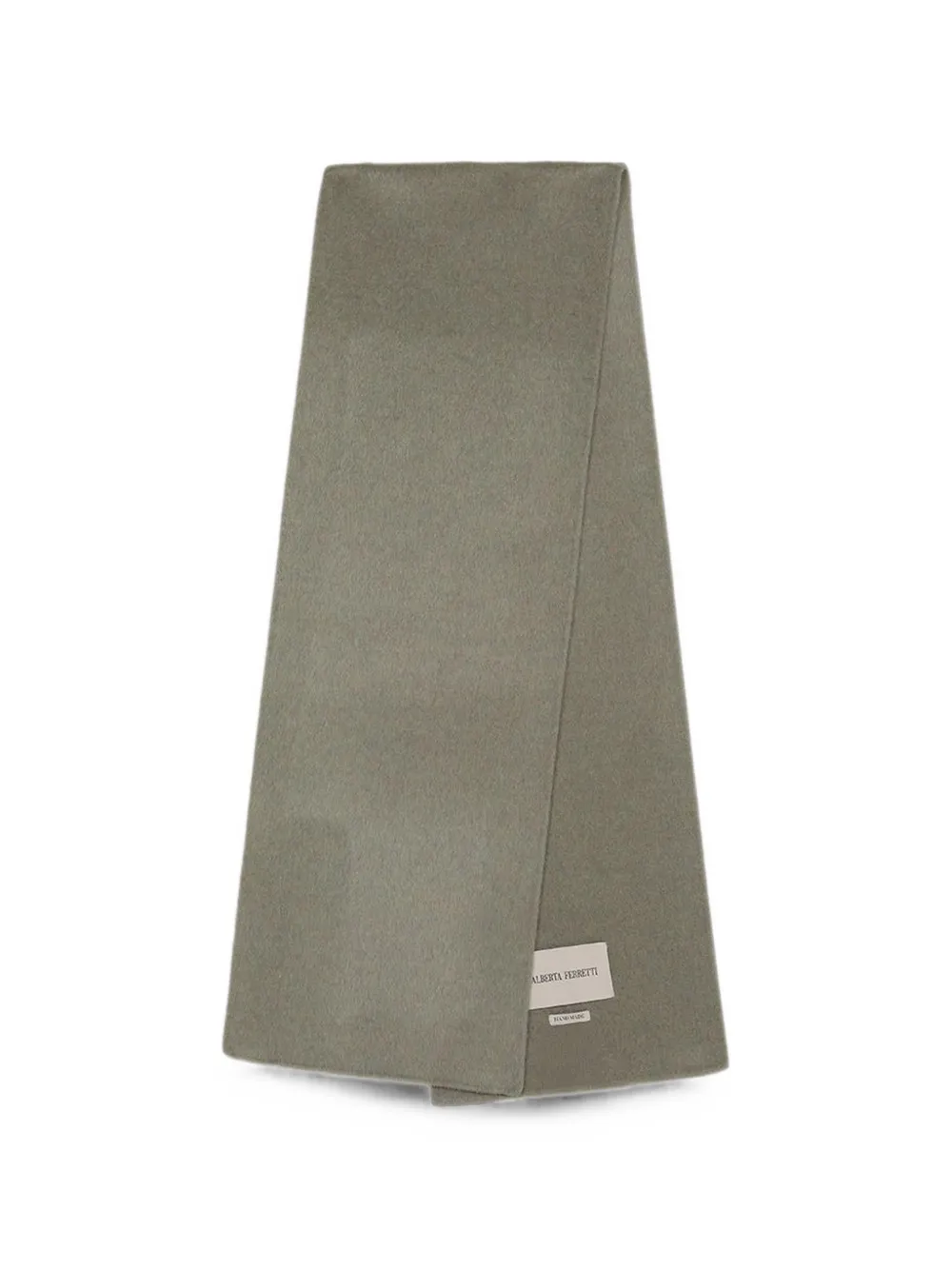 Alberta Ferretti brushed-finish scarf - Verde
