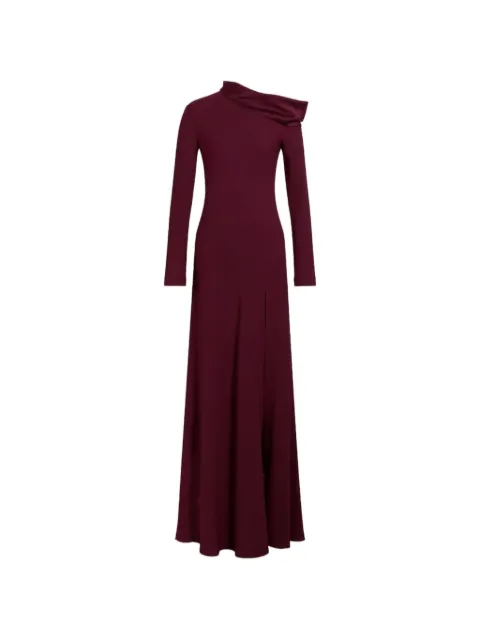 Alberta Ferretti off-shoulder side-slit maxi dress