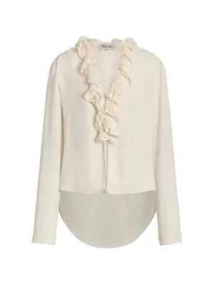 Valentino Garavani レース ブラウス | ニュートラル | FARFETCH JP