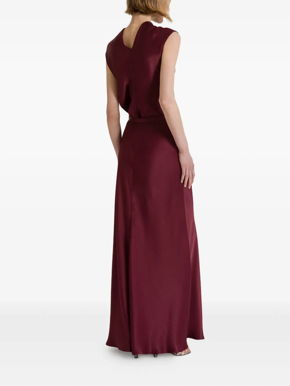Alberta Ferretti Mouwloze blouse Rood