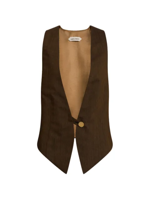 Alberta Ferretti button-fastening waistcoat