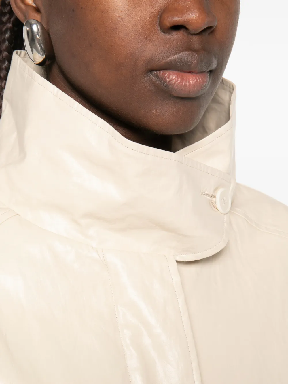 Paloma Wool Lebano jack met trechterhals Beige