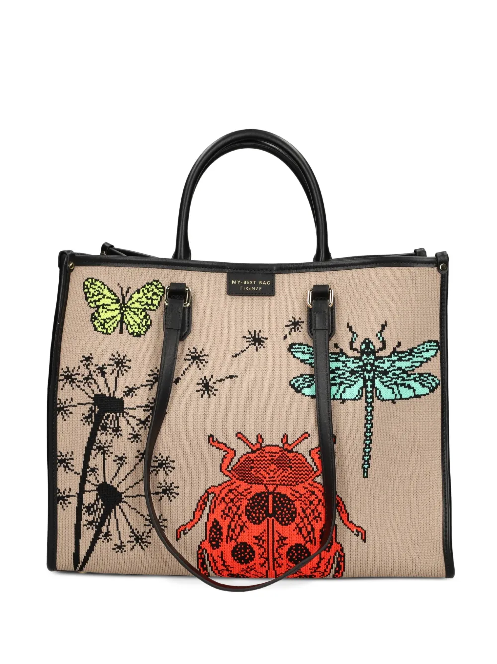 MY BEST BAG insect-print tote bag - Toni neutri