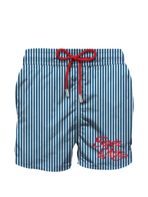 MC2 Saint Barth striped tie string swim shorts