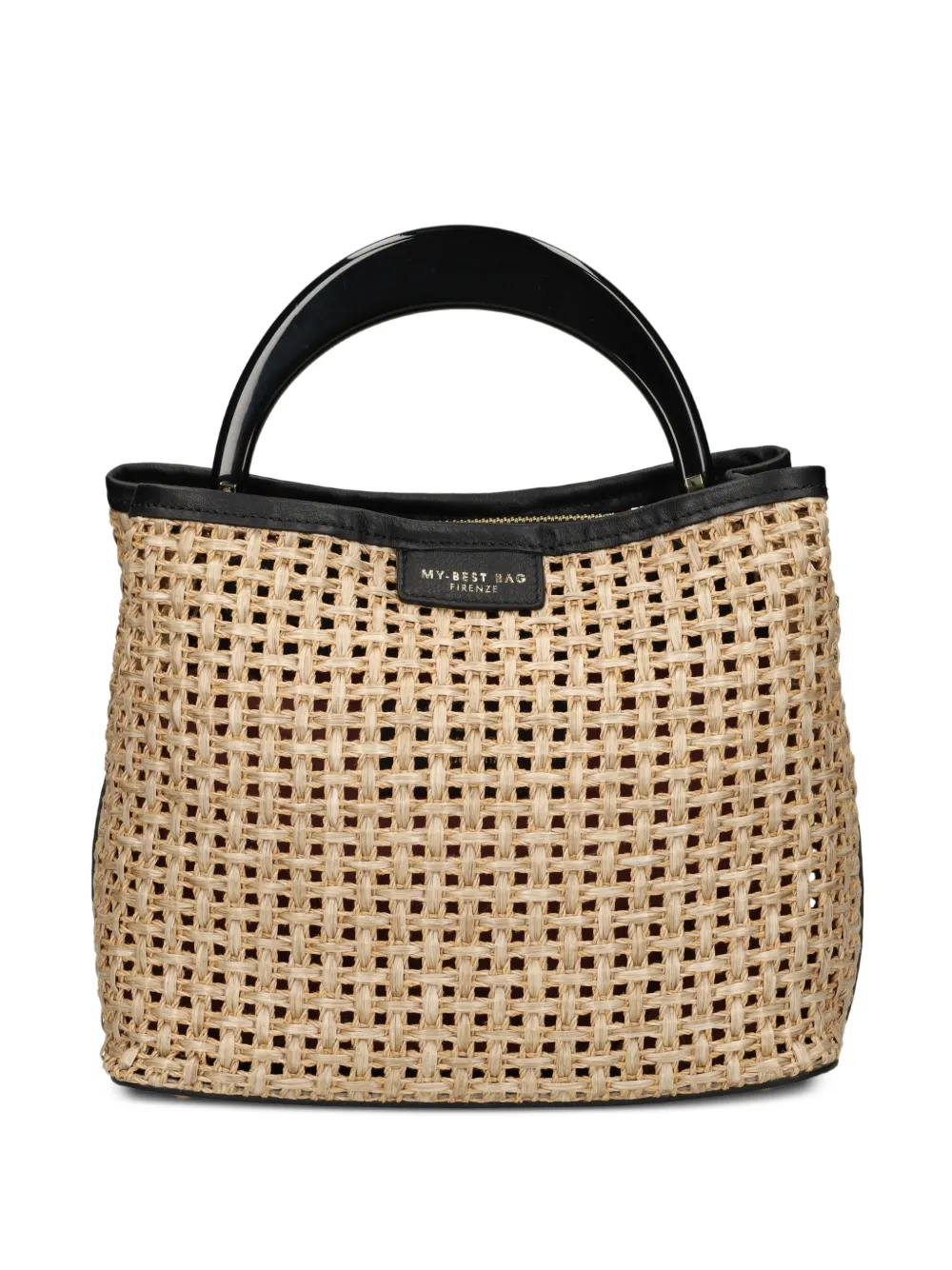 MY BEST BAG raffia tote bag - Toni neutri