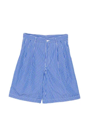 Comme Des Garçons Shirt ストライプ ショートパンツ | ブルー