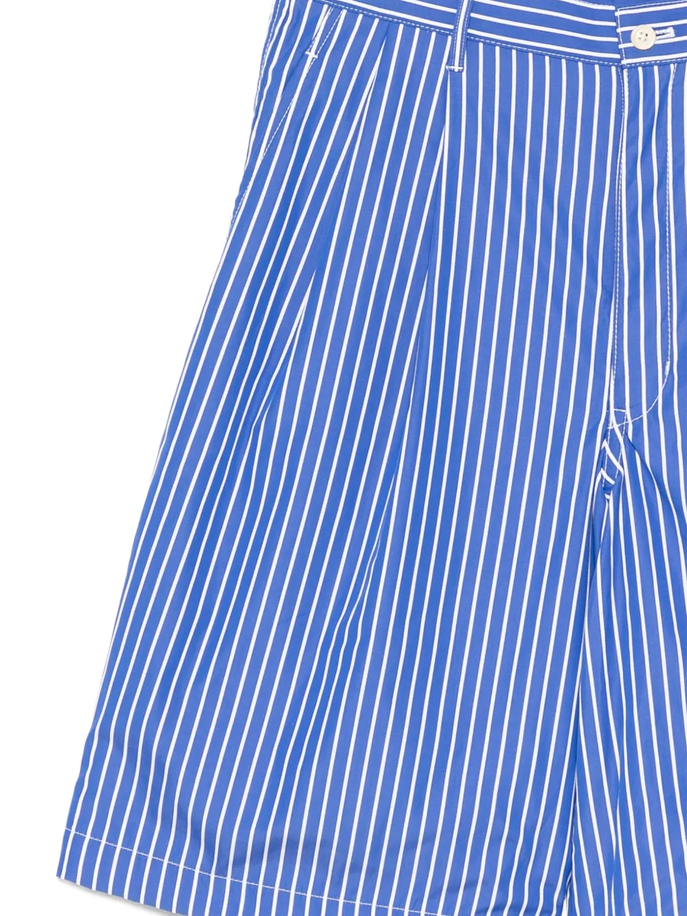 Comme Des Garçons Shirt Gestreepte shorts Blauw