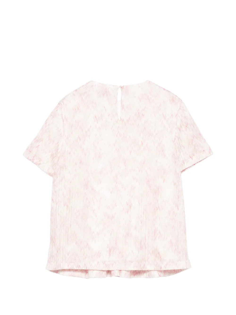 Missoni Kids Top met zigzag-patroon Wit