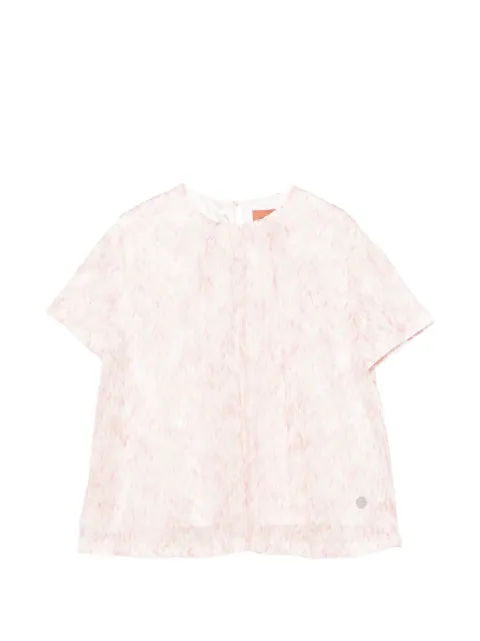Missoni Kids zigzag short-sleeve top