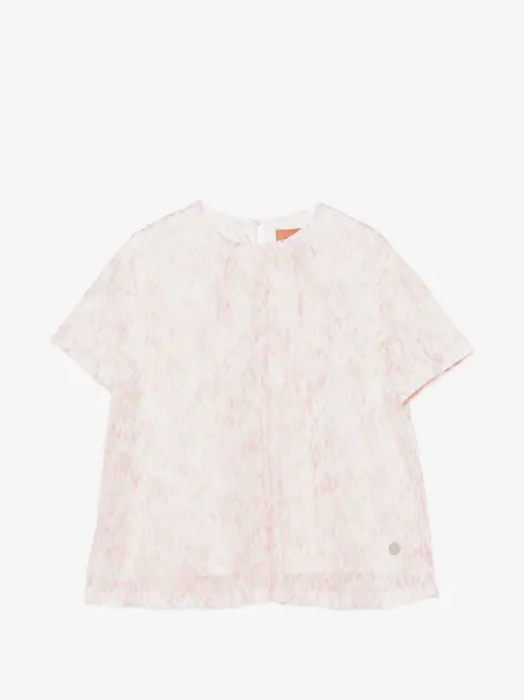 Missoni Kids zigzag short-sleeve top