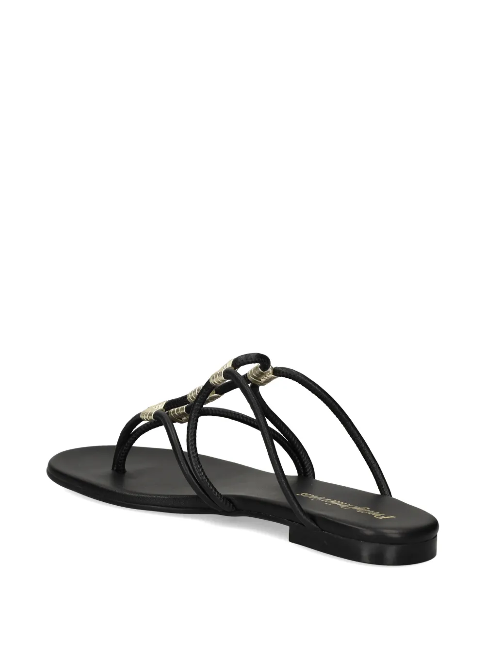 Pretty Ballerinas Judy leather sandals Zwart