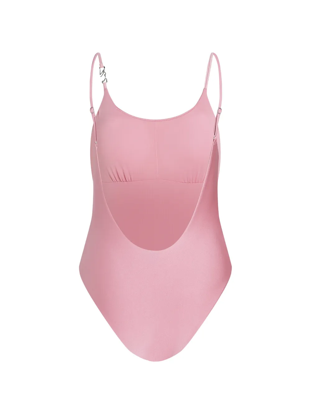 Karl Lagerfeld Badpak met metallic stiksel Roze
