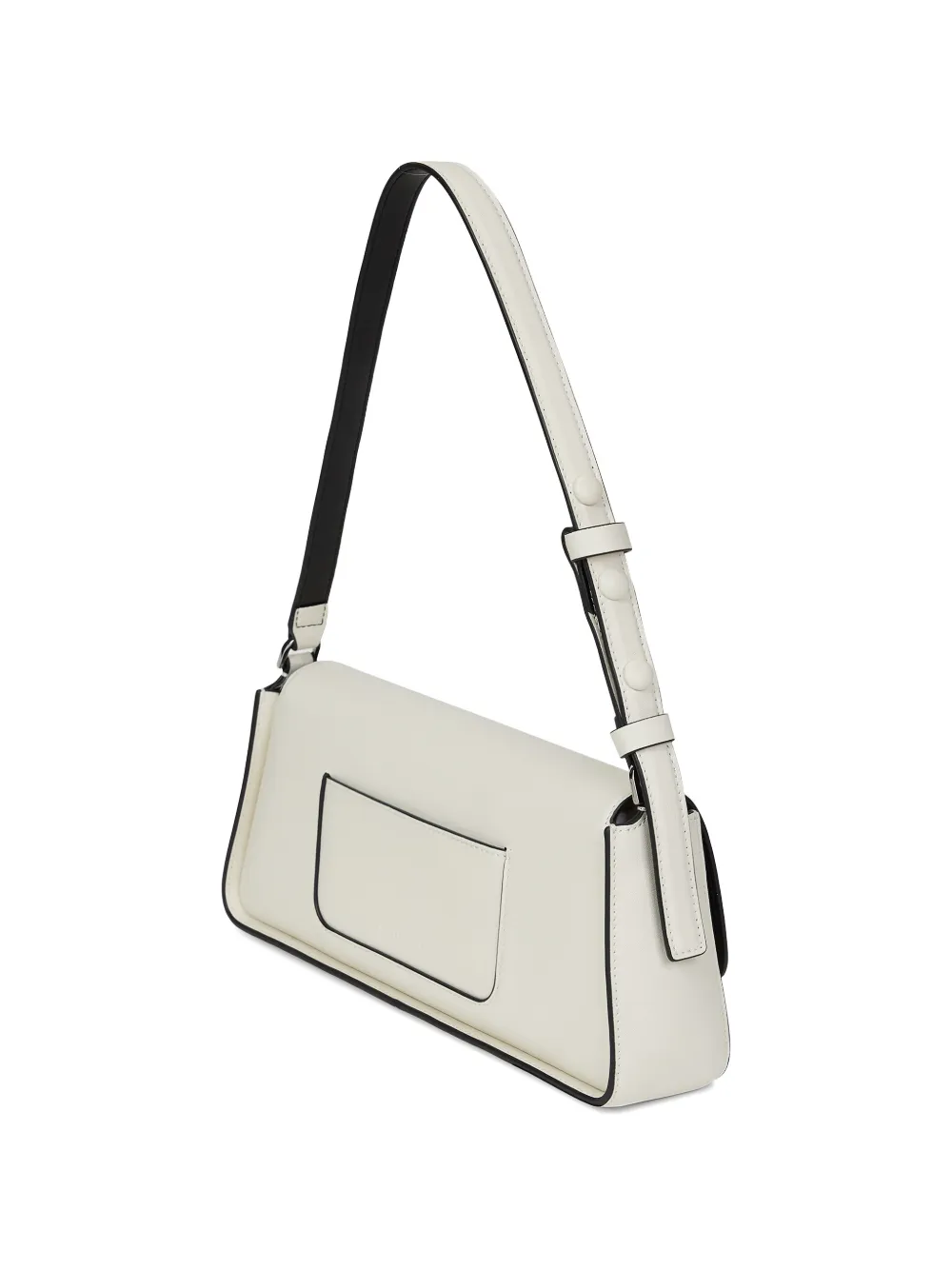 Karl Lagerfeld K Signature leren schoudertas Wit