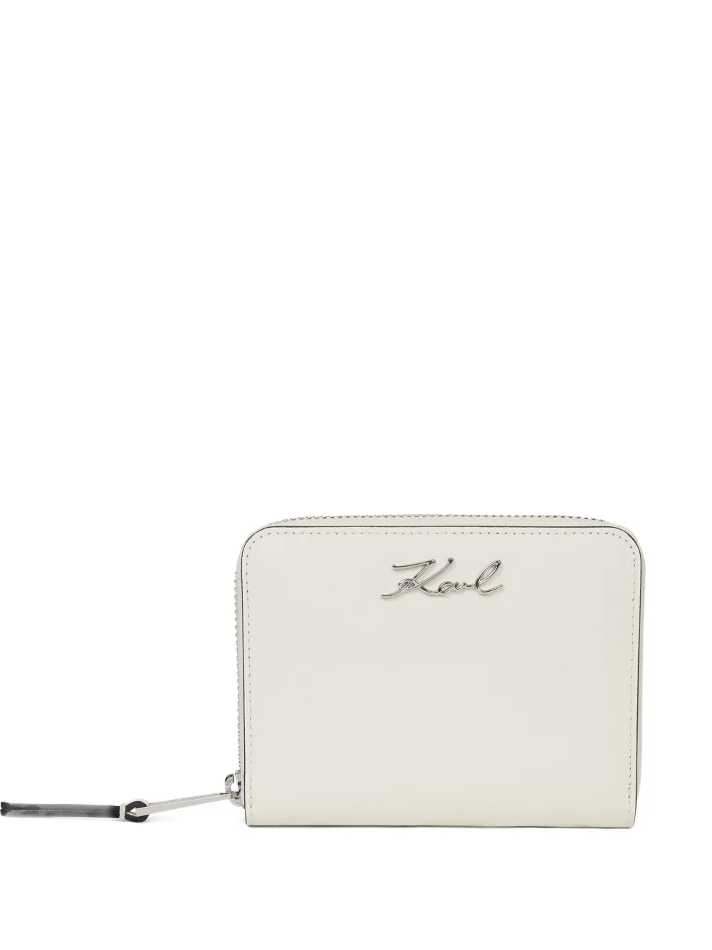 Karl Lagerfeld Signature zip-around wallet - Toni neutri
