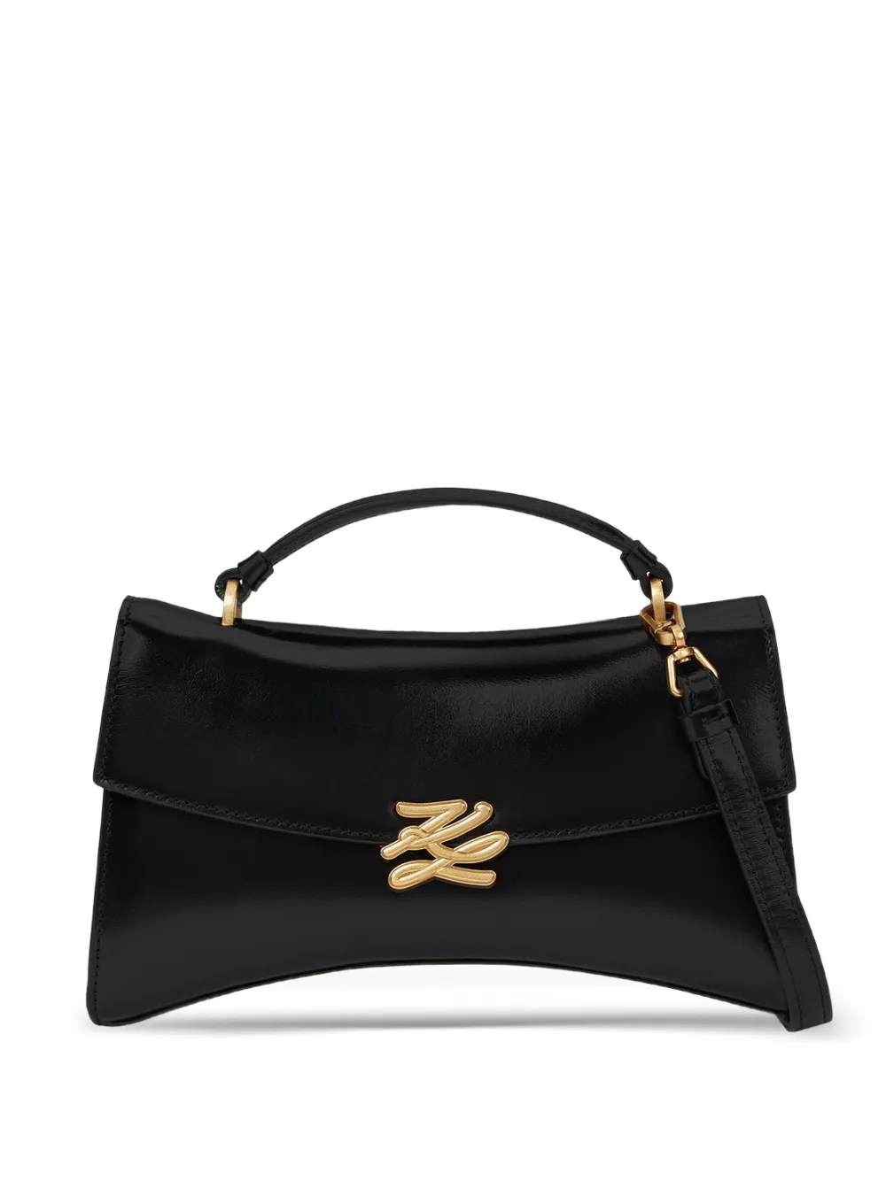 Karl Lagerfeld K/Autograph top-handle crossbody bag - Nero