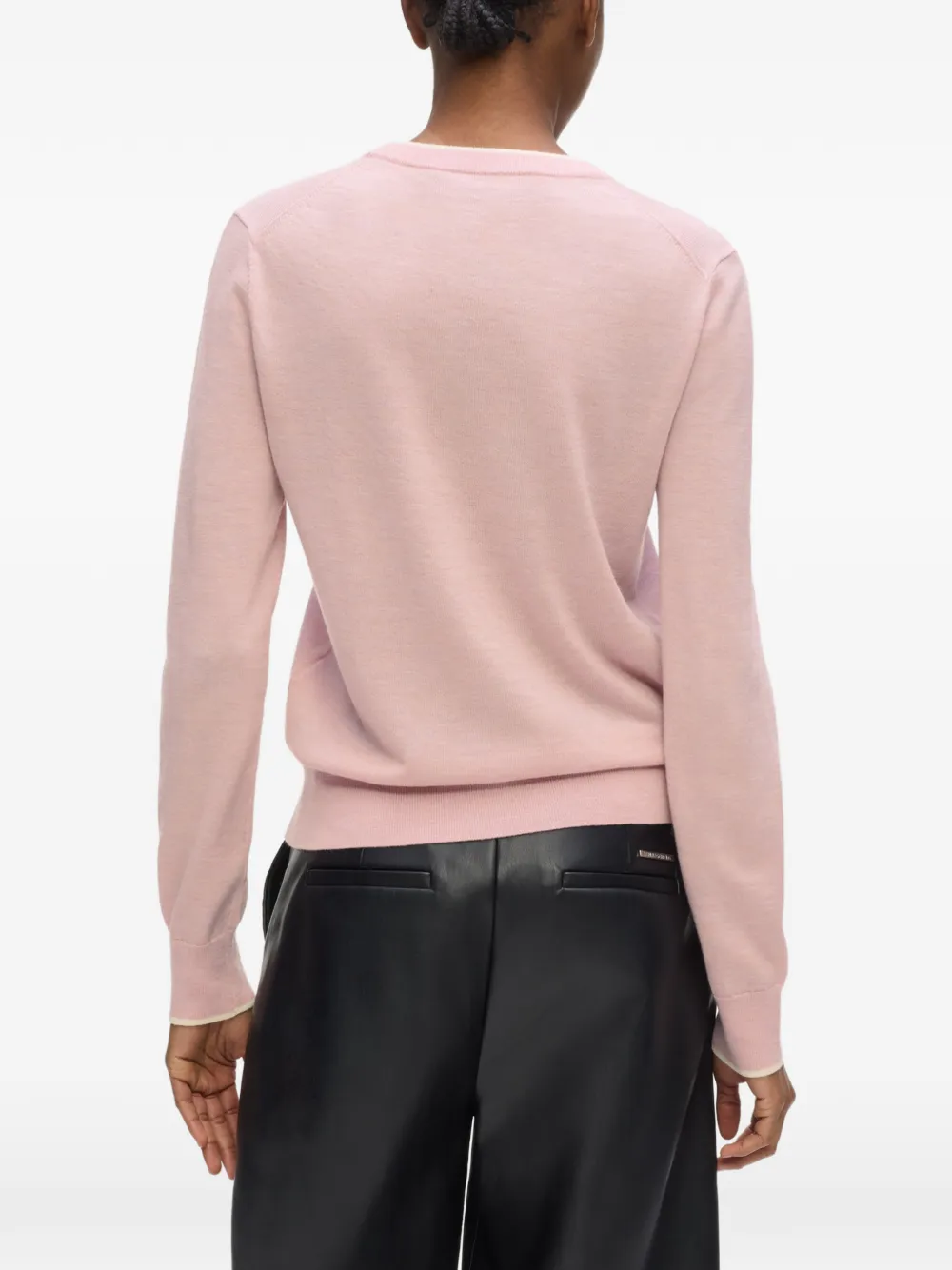 Karl Lagerfeld Trui van merinowol Roze