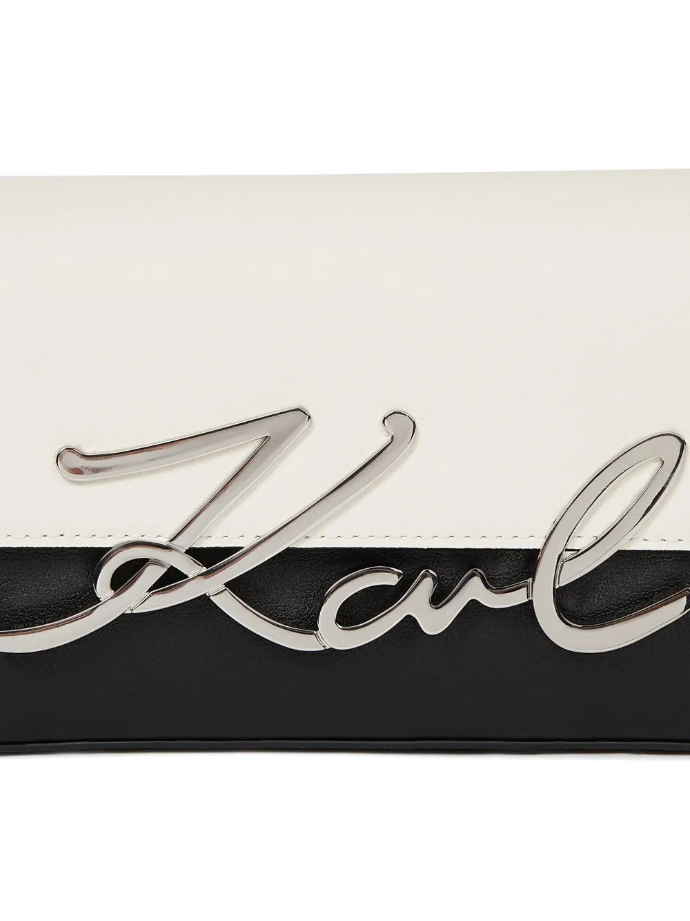 Karl Lagerfeld K Signature schoudertas verfraaid met kralen Zwart