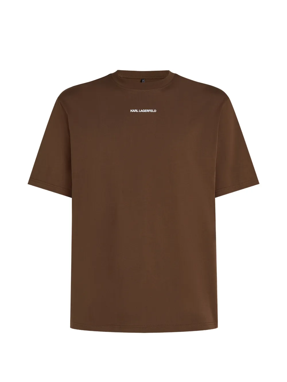 Karl Lagerfeld T-shirt con logo - Marrone