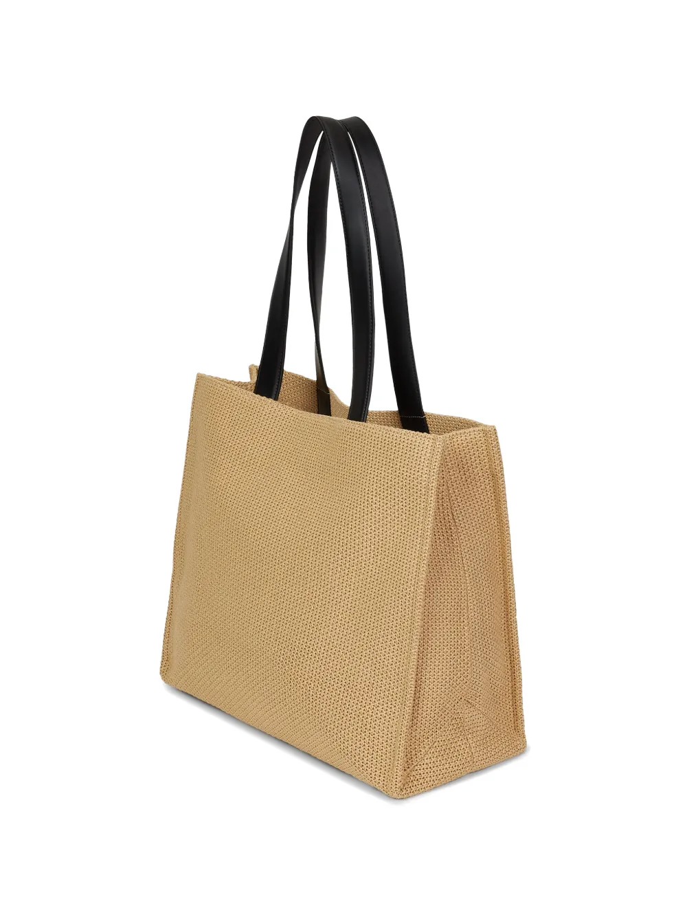 Karl Lagerfeld Grote shopper met raffia-effect Beige