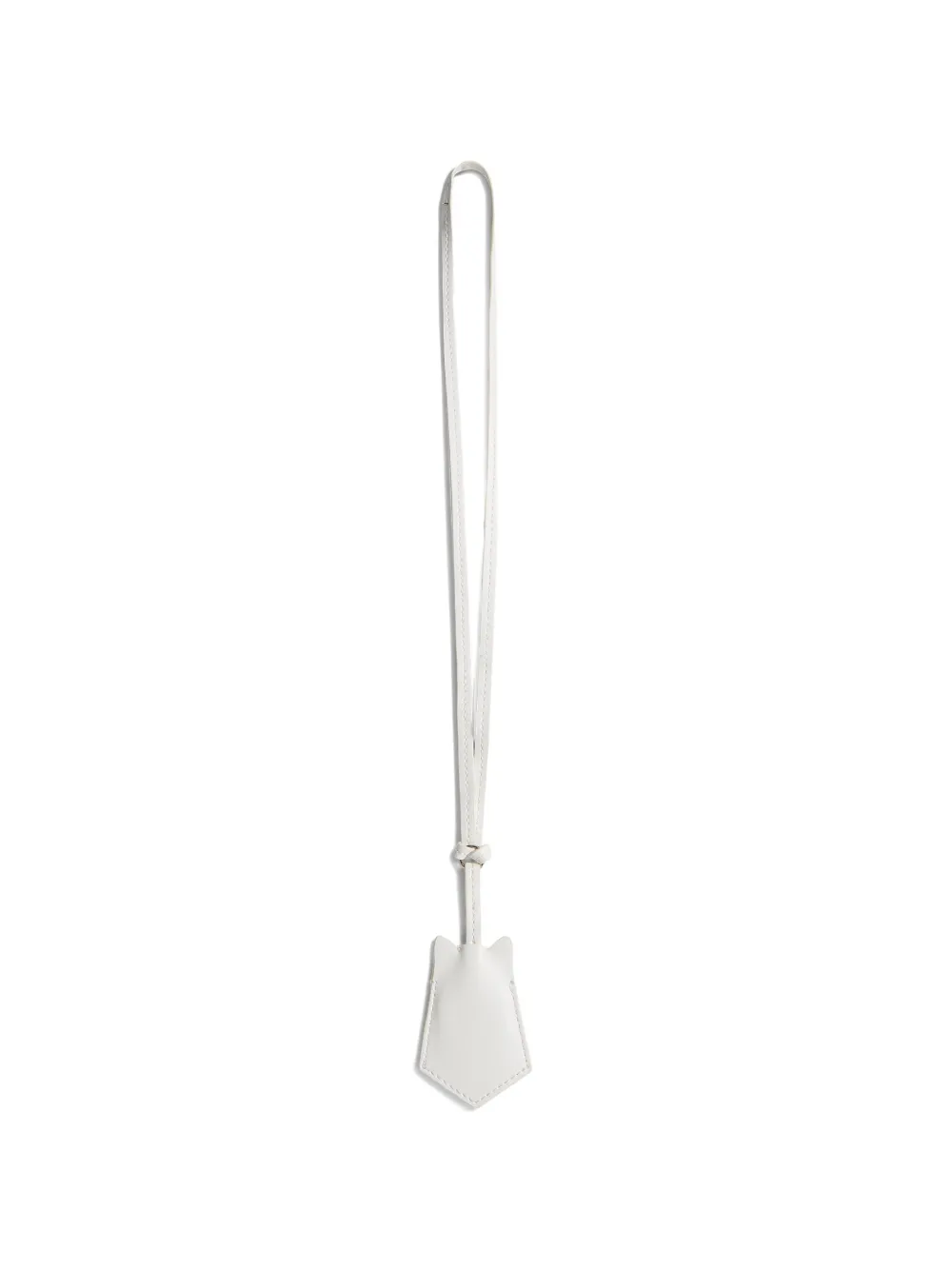 Karl Lagerfeld Ikon Choupette sleutelhanger met koord Wit
