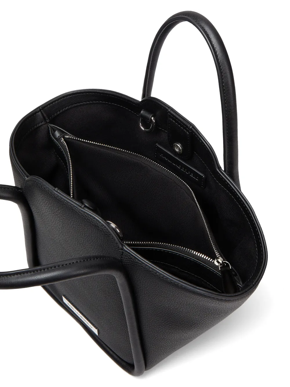 Karl Lagerfeld Ikon bewerkte shopper Zwart