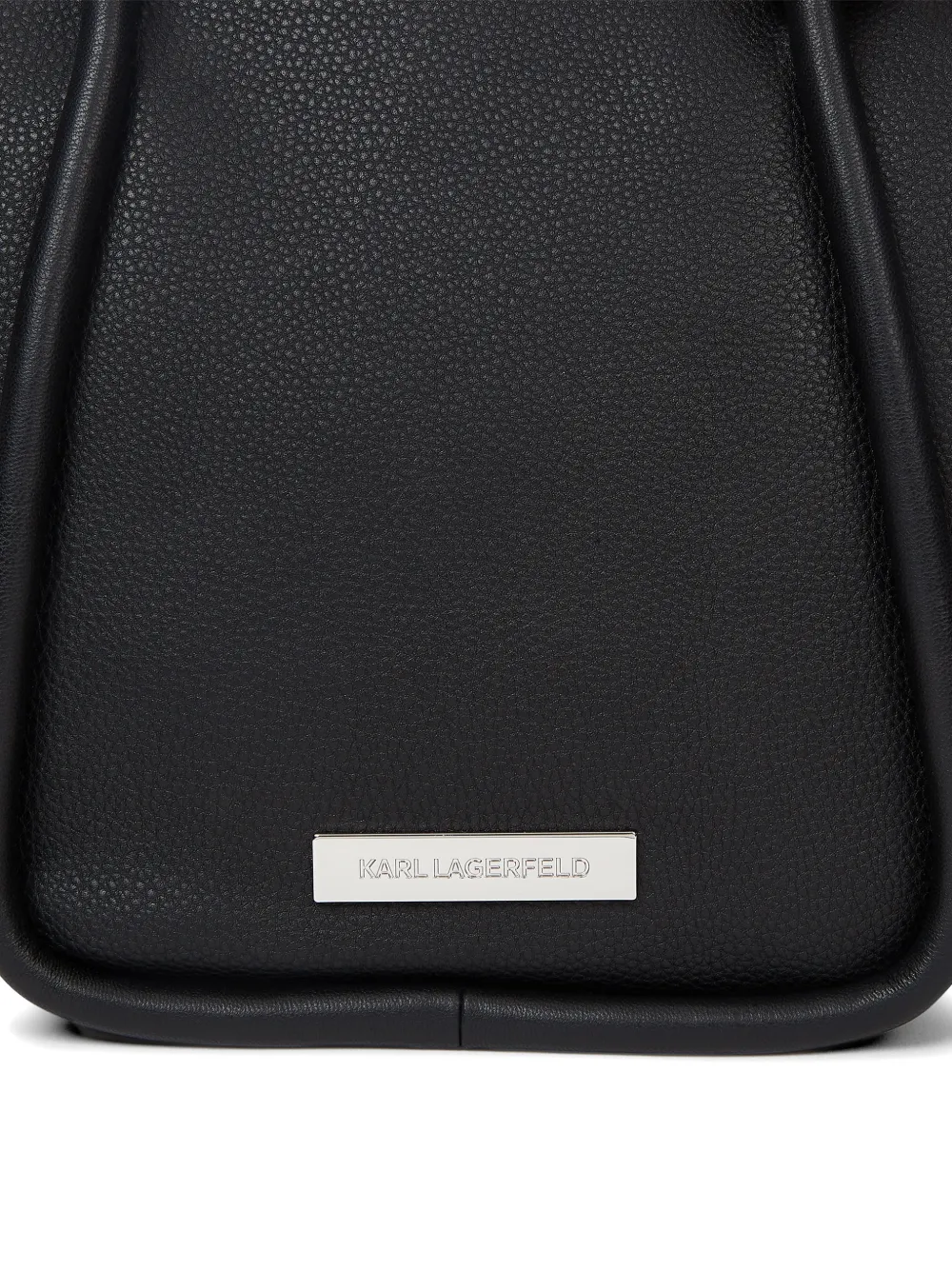 Karl Lagerfeld Ikon bewerkte shopper Zwart