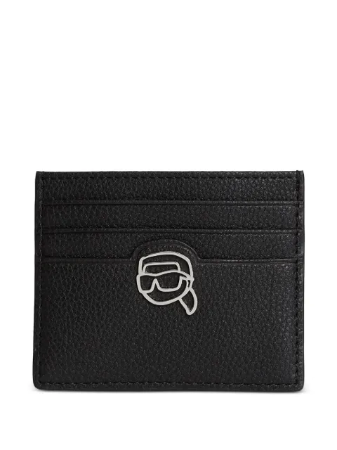 Karl Lagerfeld porte-cartes à motif dessiné