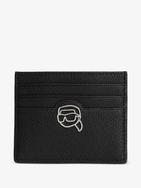 Karl Lagerfeld drawing-motif cardholder
