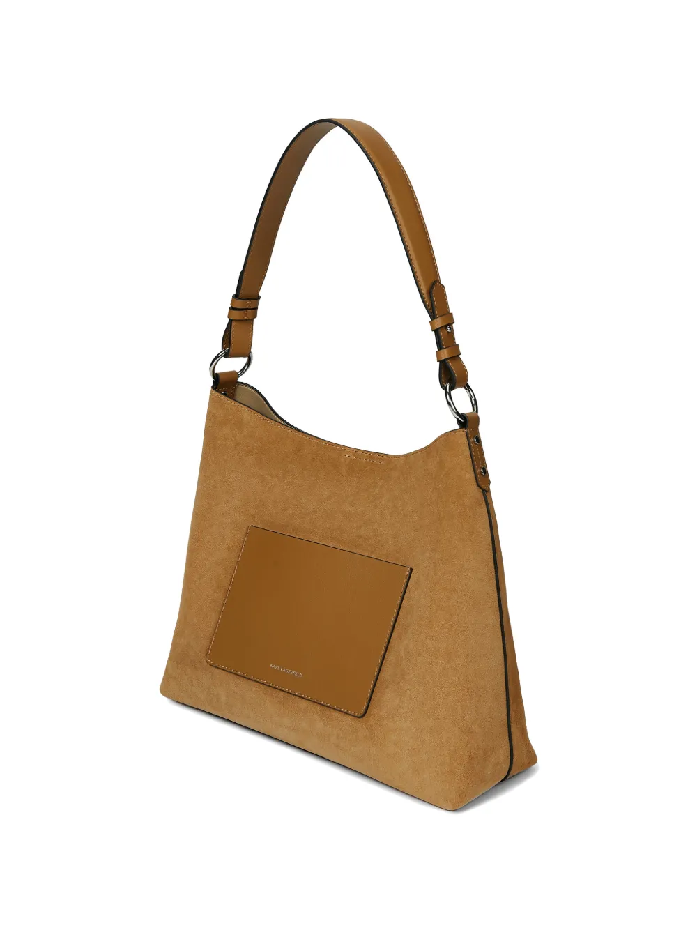 Karl Lagerfeld K Daily suède schoudertas Beige