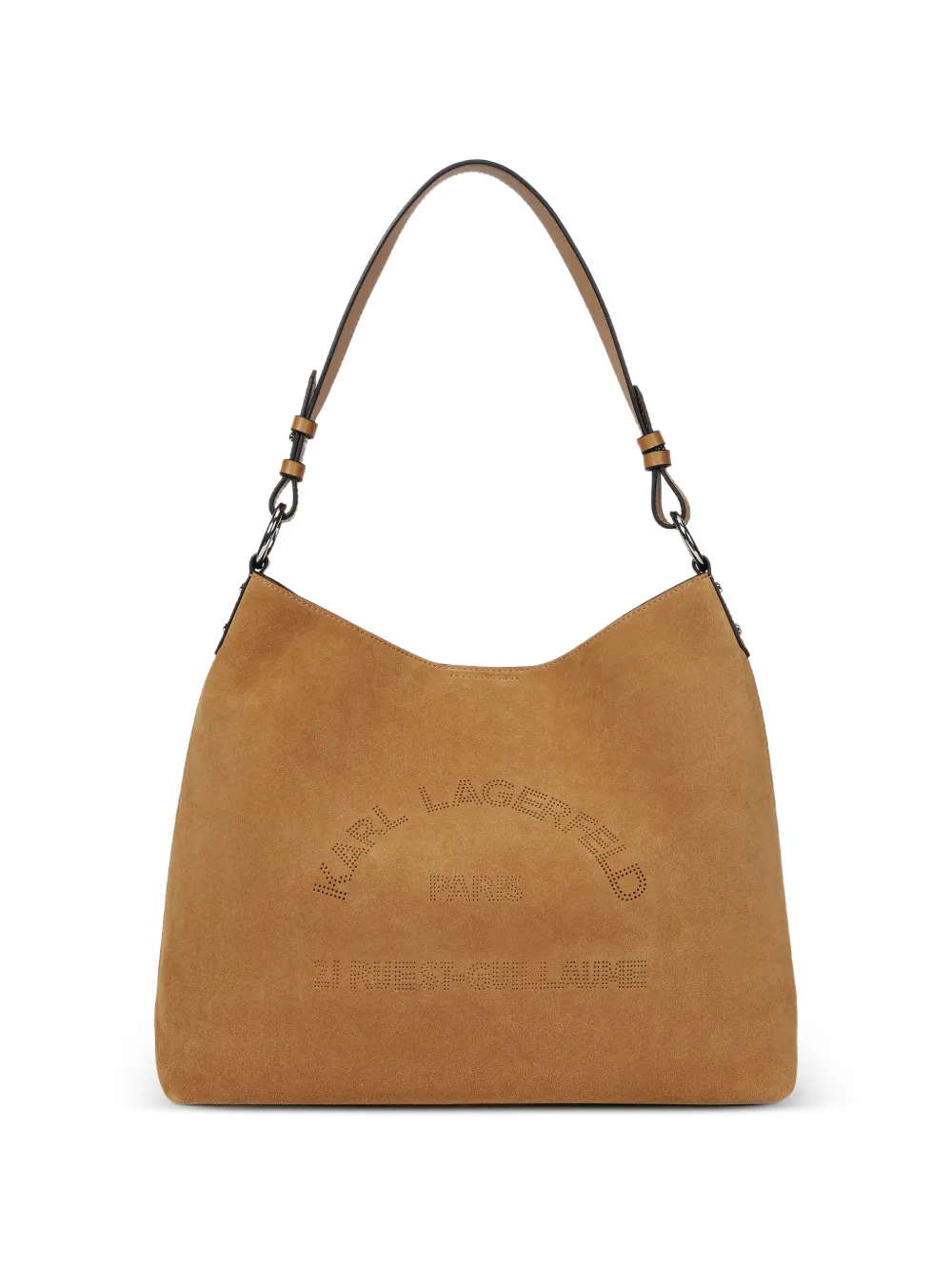 Karl Lagerfeld K/Daily suede shoulder bag - Toni neutri