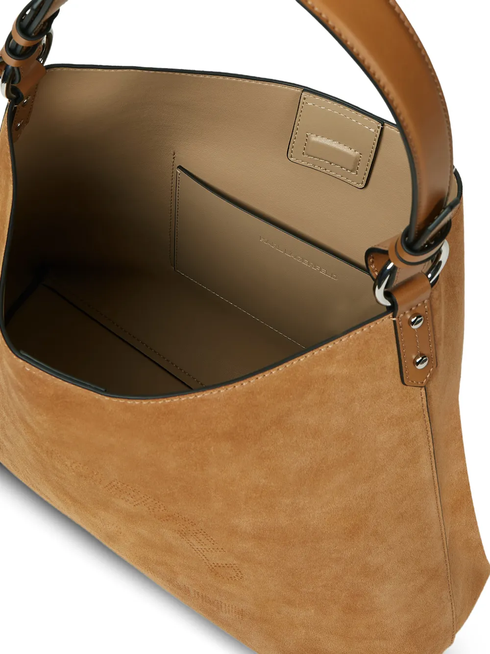 Karl Lagerfeld K Daily suède schoudertas Beige