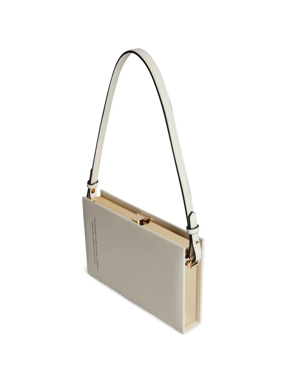 Karl Lagerfeld K Soiree clutch met boek-print Beige