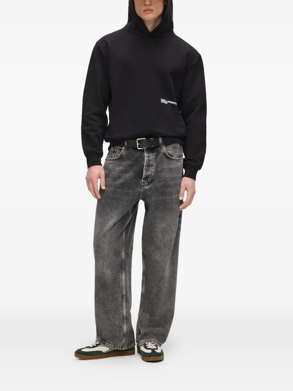 Karl Lagerfeld Jeans Karlism hoodie Zwart
