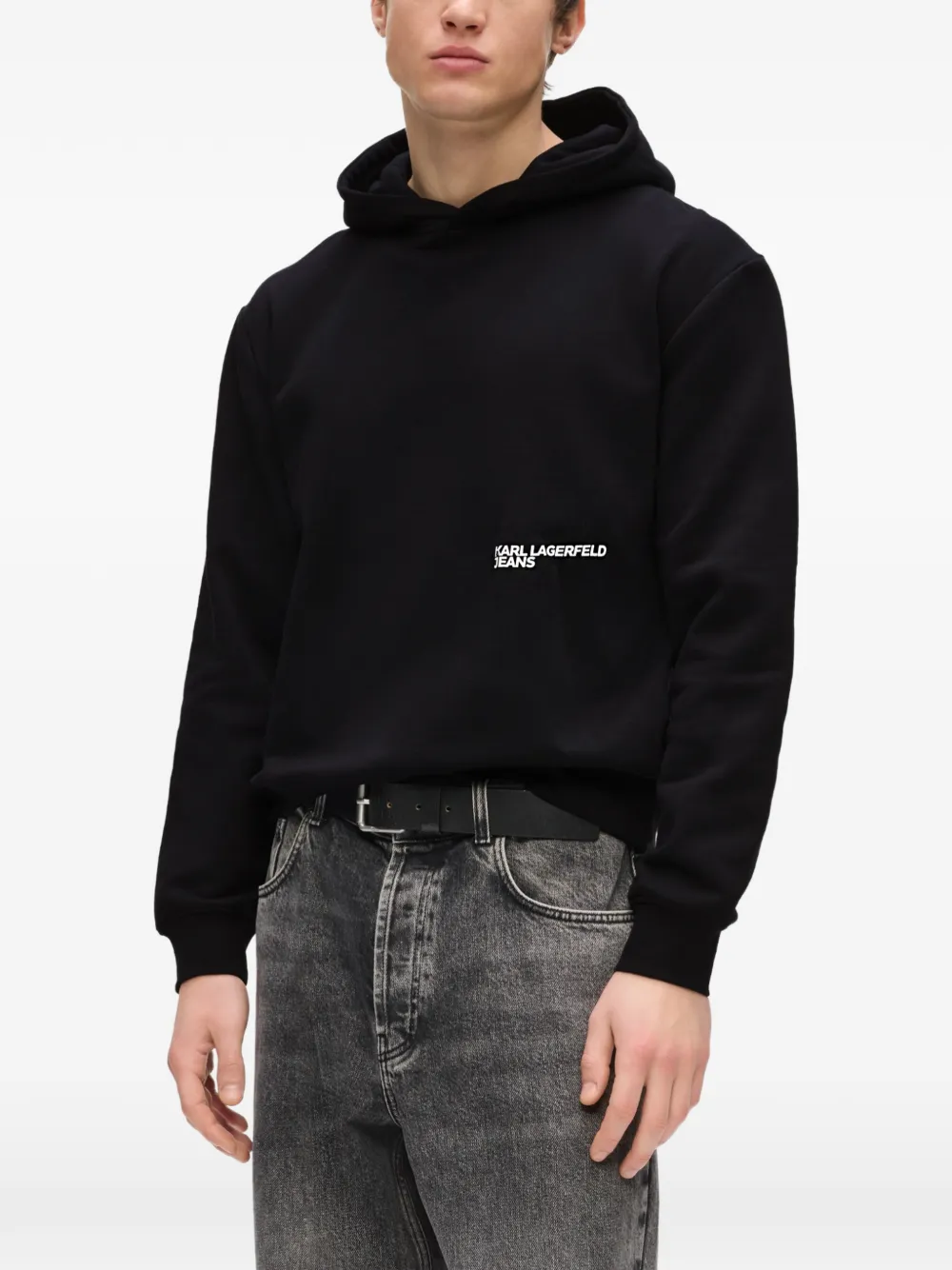 Karl Lagerfeld Jeans Karlism hoodie Zwart
