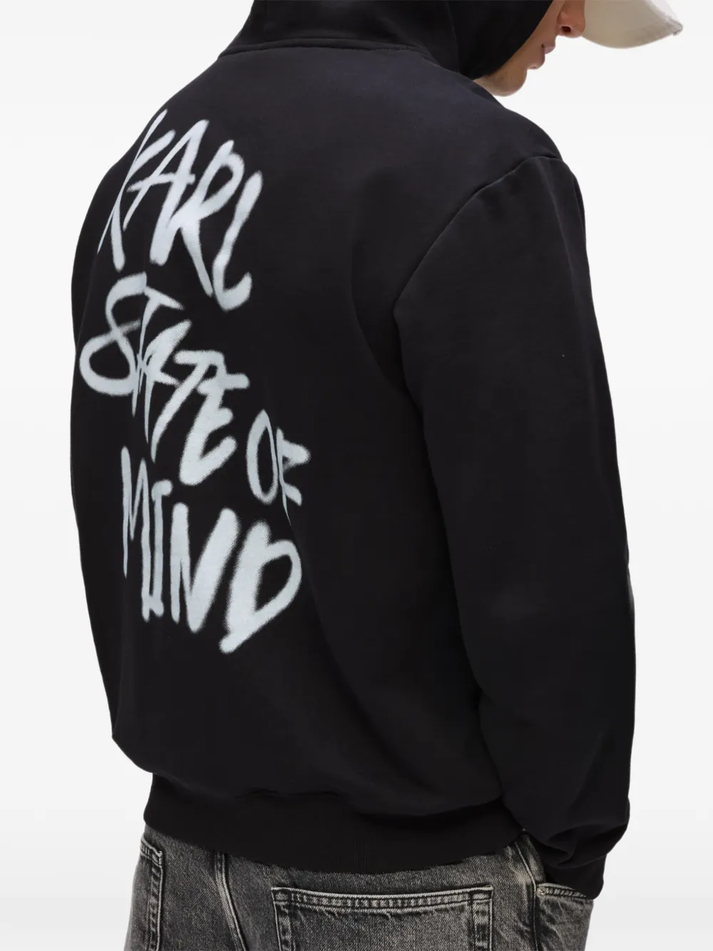 Karl Lagerfeld Jeans Karlism hoodie Zwart