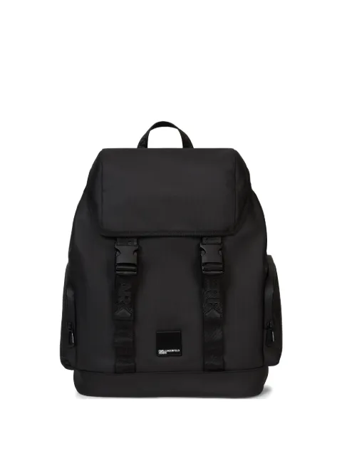 Karl Lagerfeld Jeans Venture buckled backpack