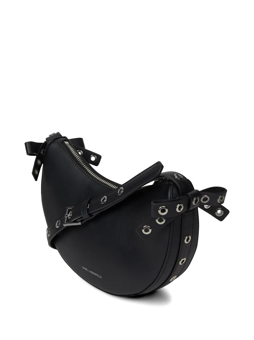 Karl Lagerfeld K Autograph crossbodytas met strik Zwart