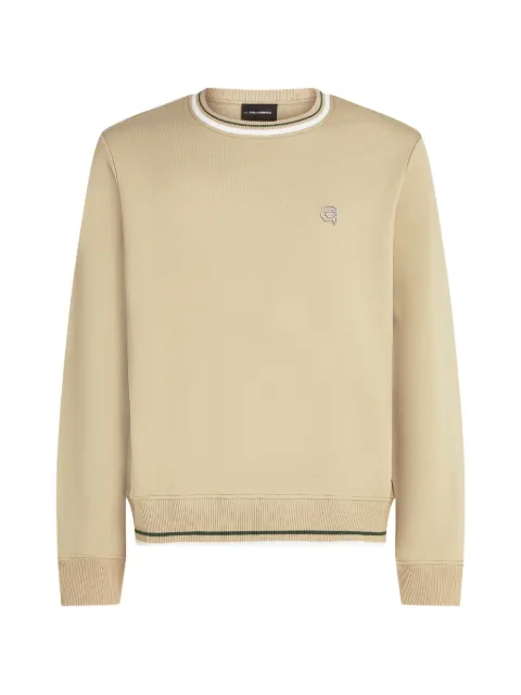 Karl Lagerfeld sweat à logo brodé