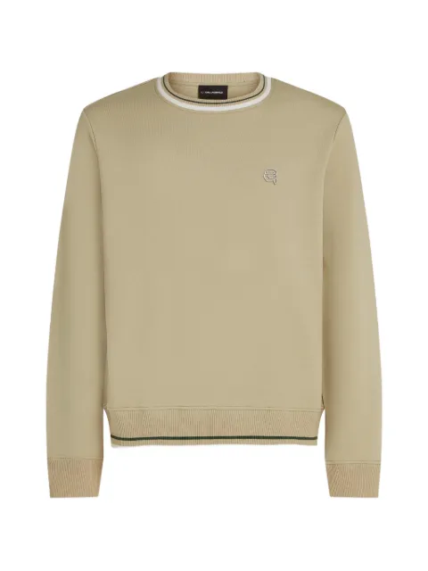 Karl Lagerfeld Ikon stripe detail sweatshirt