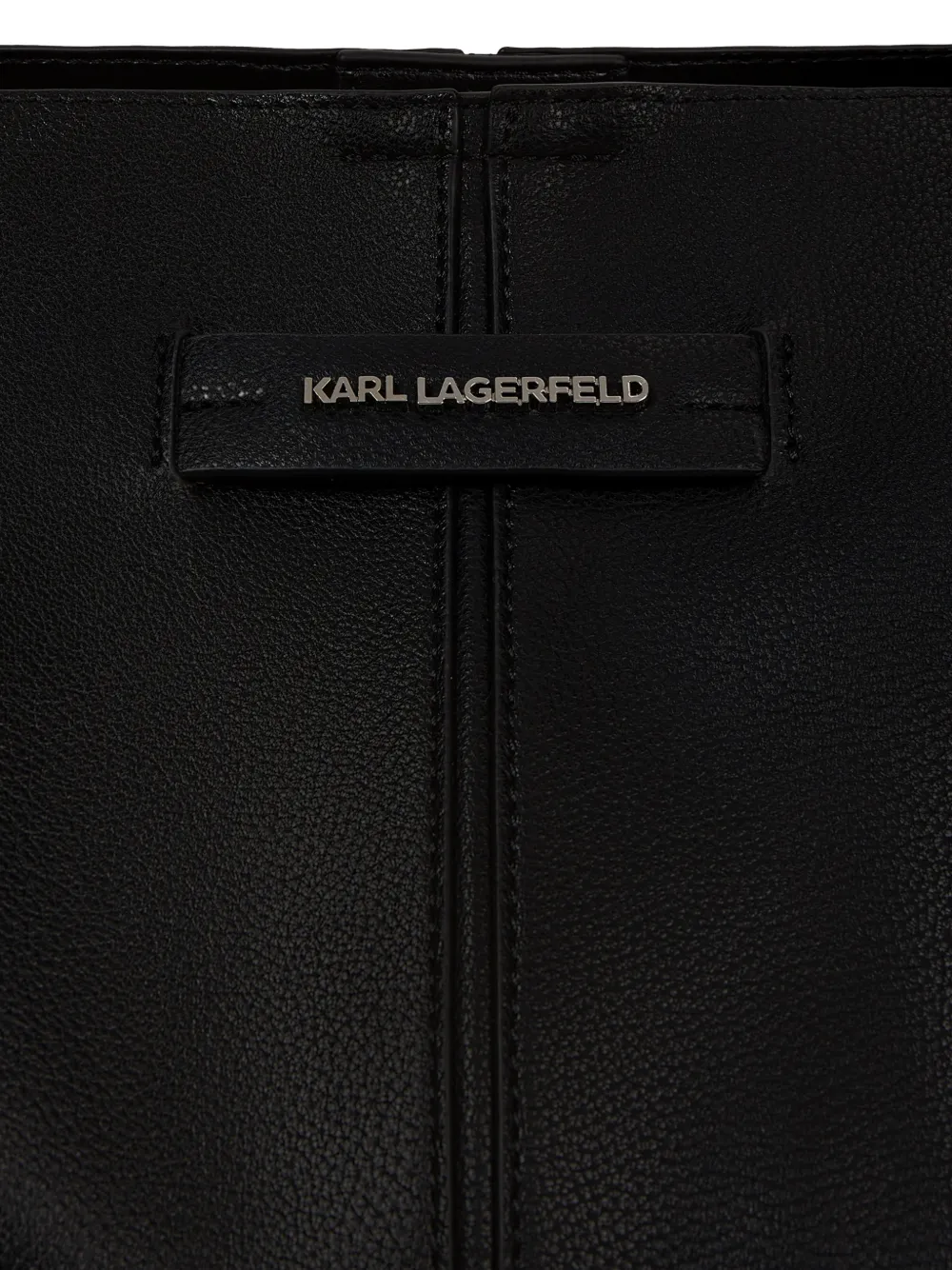 Karl Lagerfeld K Pierced shopper met handvat Zwart
